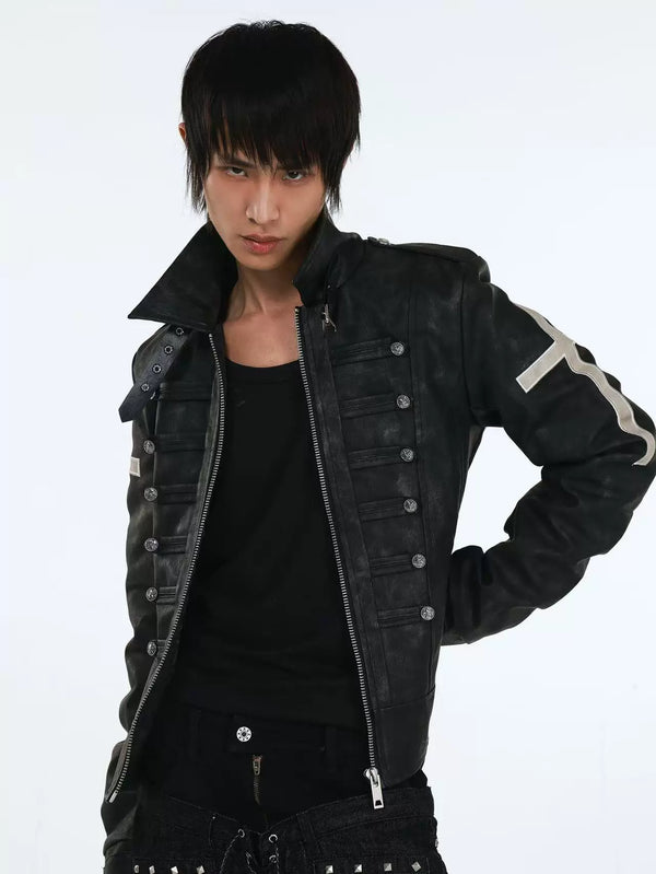 SLIM FIT BUTTONED JACKET