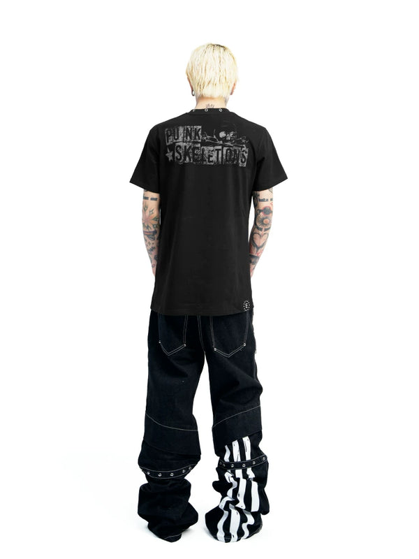SLIM METAL BUCKLE T-SHIRT