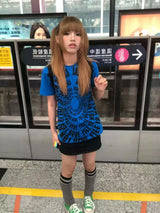 CASUAL BLUE SLIM-FIT T-SHIRT