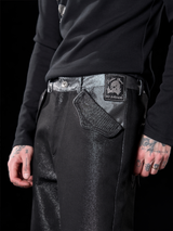 RUDE SKULL RAW DENIM JEANS