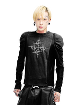 DECONSTRUCTED PLEATED ARMOR T-SHIRT