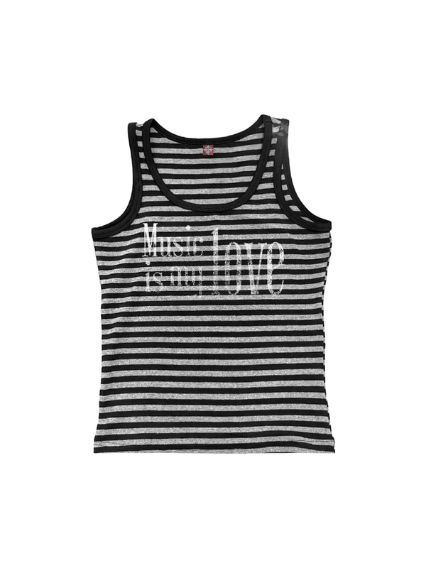 BREATHABLE STRIPED TANK TOP