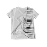 FLORAL DIAMOND PRINT T-SHIRT