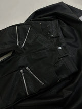 DARK PUNK SLIM FIT LEATHER PANTS