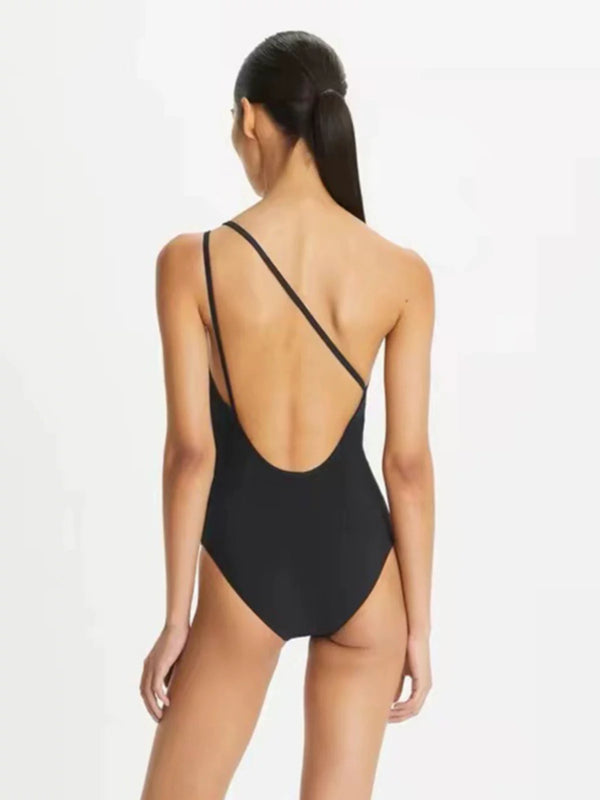 CHIC ONE-SHOULDER BIKINI SET