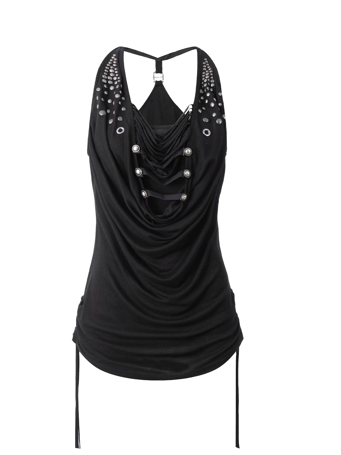 DECONSTRUCTED TASSEL CAMISOLE TOP