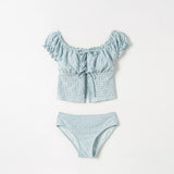 FLORAL OFF-SHOULDER BIKINI SET