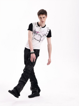 COLOR BLOCK PATCHWORK T-SHIRT