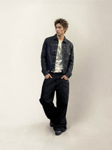 VINYL COATED DENIM JACKET