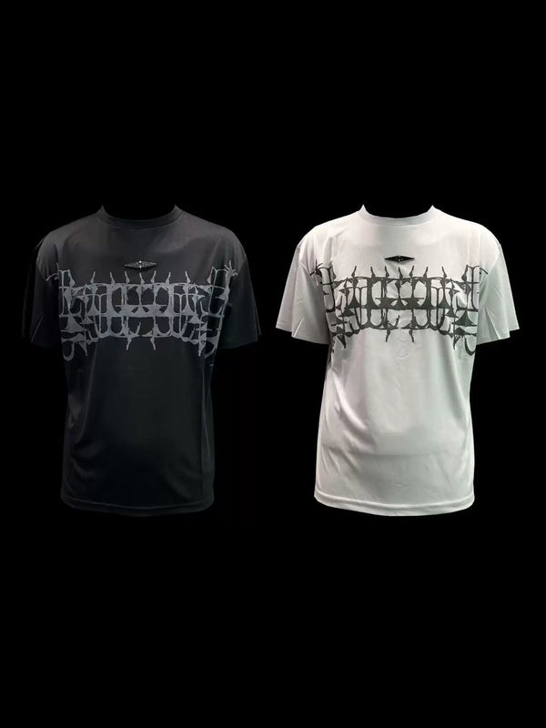 SPARKLY PRINTED SHORT SLEEVE T-SHIRT