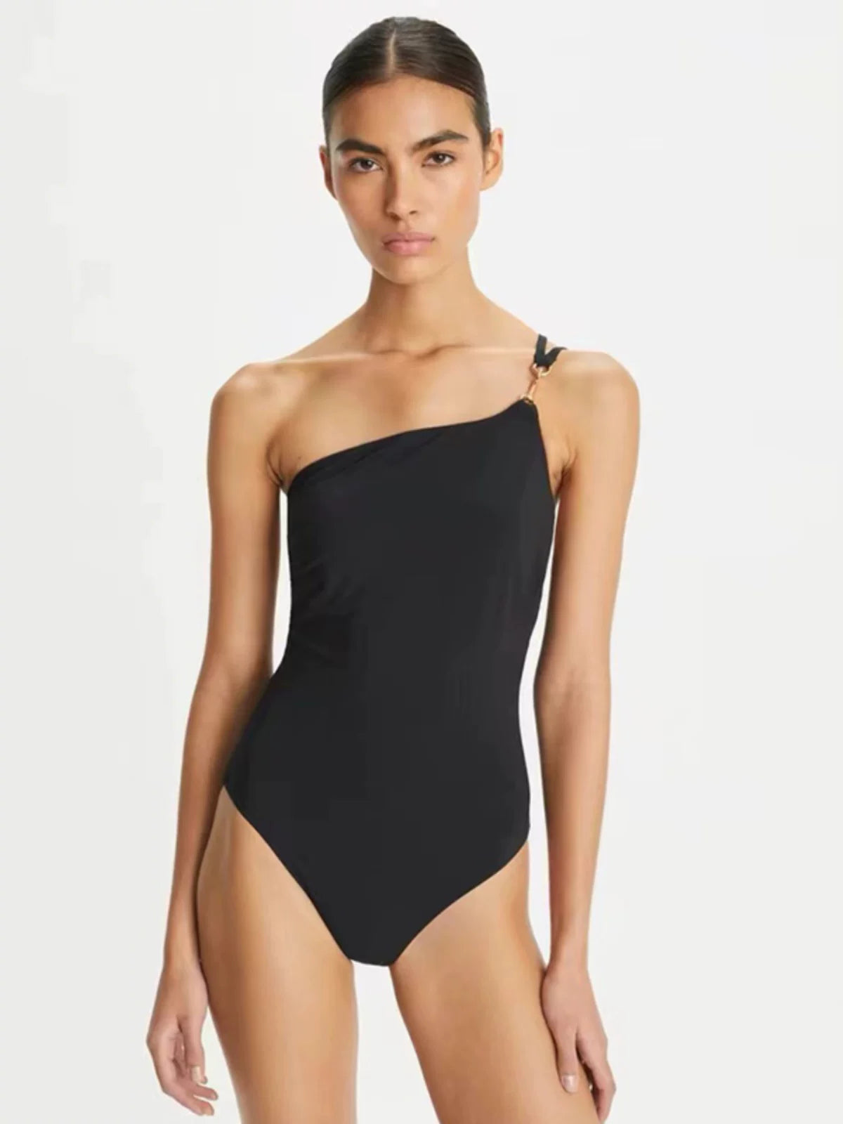 CHIC ONE-SHOULDER BIKINI SET