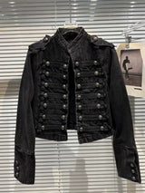 PUNK BIKER DENIM JACKET