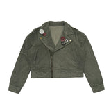 DISTRESSED BIKER JACKET