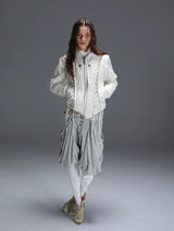 FAUX FUR SHAWL PARKER JACKET