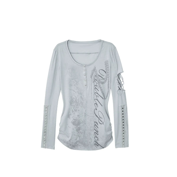PUNK STYLE LONG SLEEVE T-SHIRT
