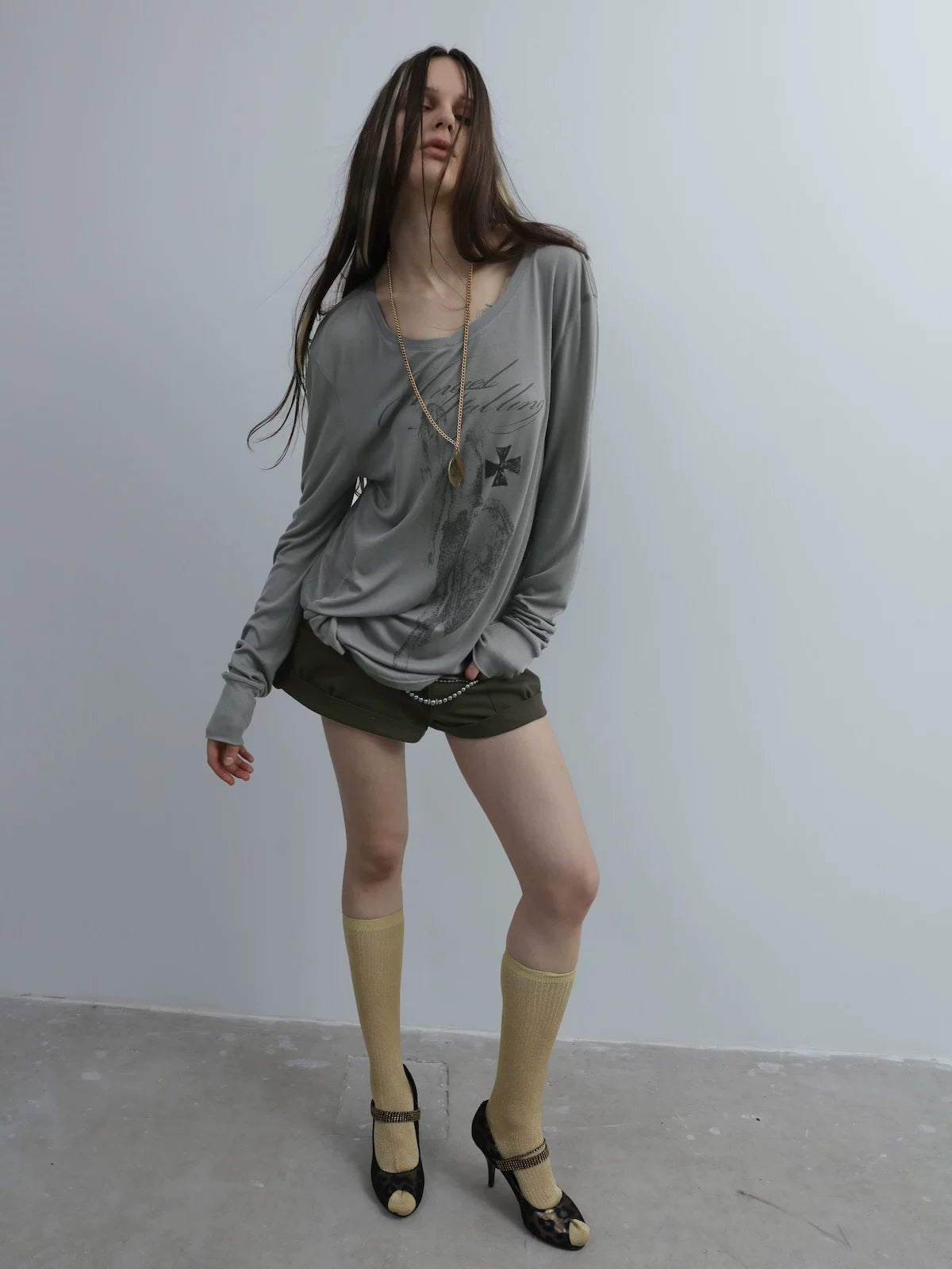 PUNK STYLE LONG SLEEVE T-SHIRT