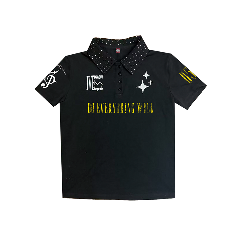 SPARKLING DIAMONDS POLO SHIRT