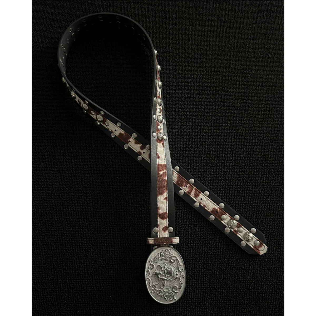 COWHIDE RIVET BELT BELT