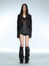 NAPOLEON PATCHWORK LEATHER JACKET