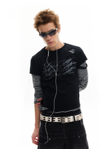 NO E MOSEN SLASHED TEE