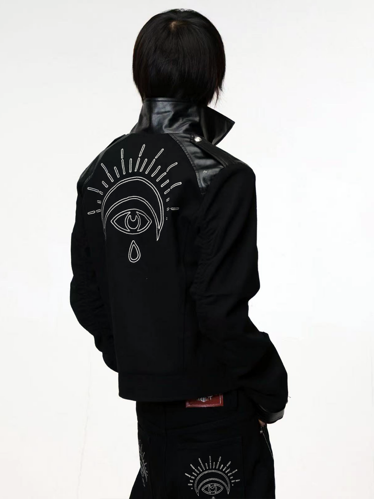 EMBROIDERED WAXED CANVAS JACKET