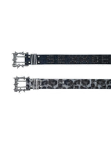 PUNK STUDDED LEOPARD BELT