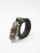 EMBOSSED LEATHER BELT