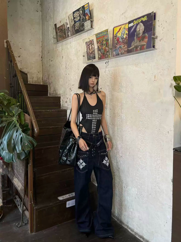 PREMIUM DOUBLE WAIST JEANS