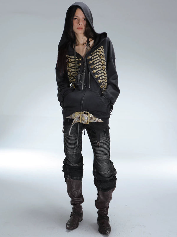 NAPOLEON STYLE HOODIE JACKET