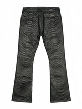 RETRO PYTHON LEATHER PANTS