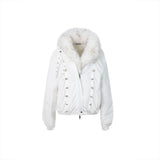 OVERSIZED FUR COLLAR DOWN JACKET