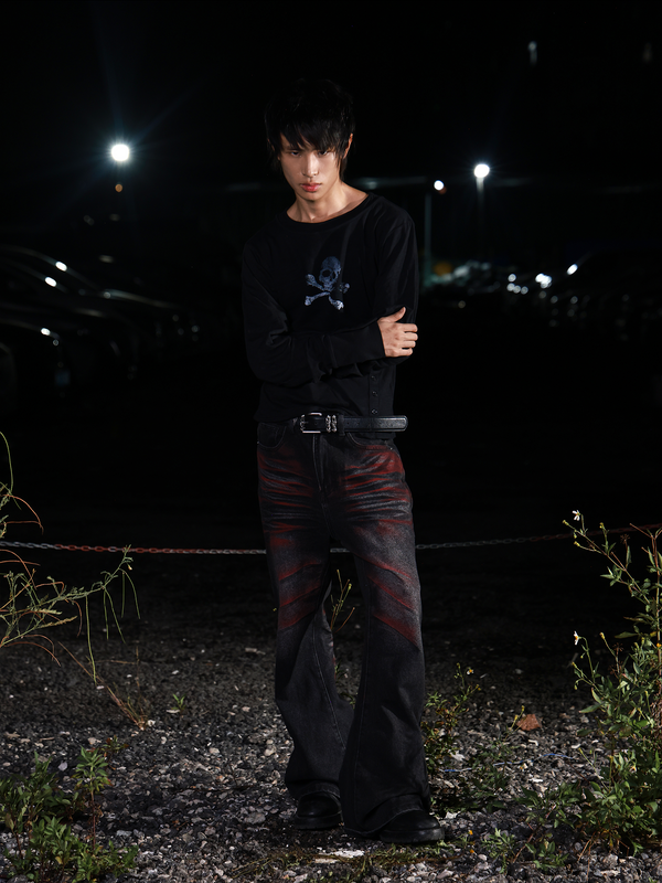 BAMBOO COTTON SKULL T-SHIRT