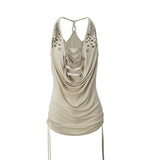 DECONSTRUCTED TASSEL CAMISOLE TOP
