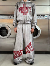 REVERSIBLE SLOGAN SWEATPANTS