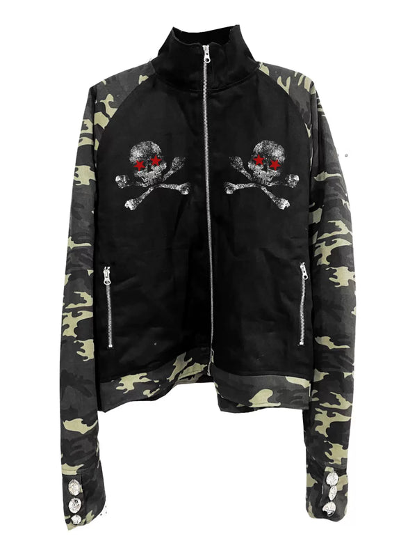 CAMOUFLAGE SKULL WORKWEAR JACKET