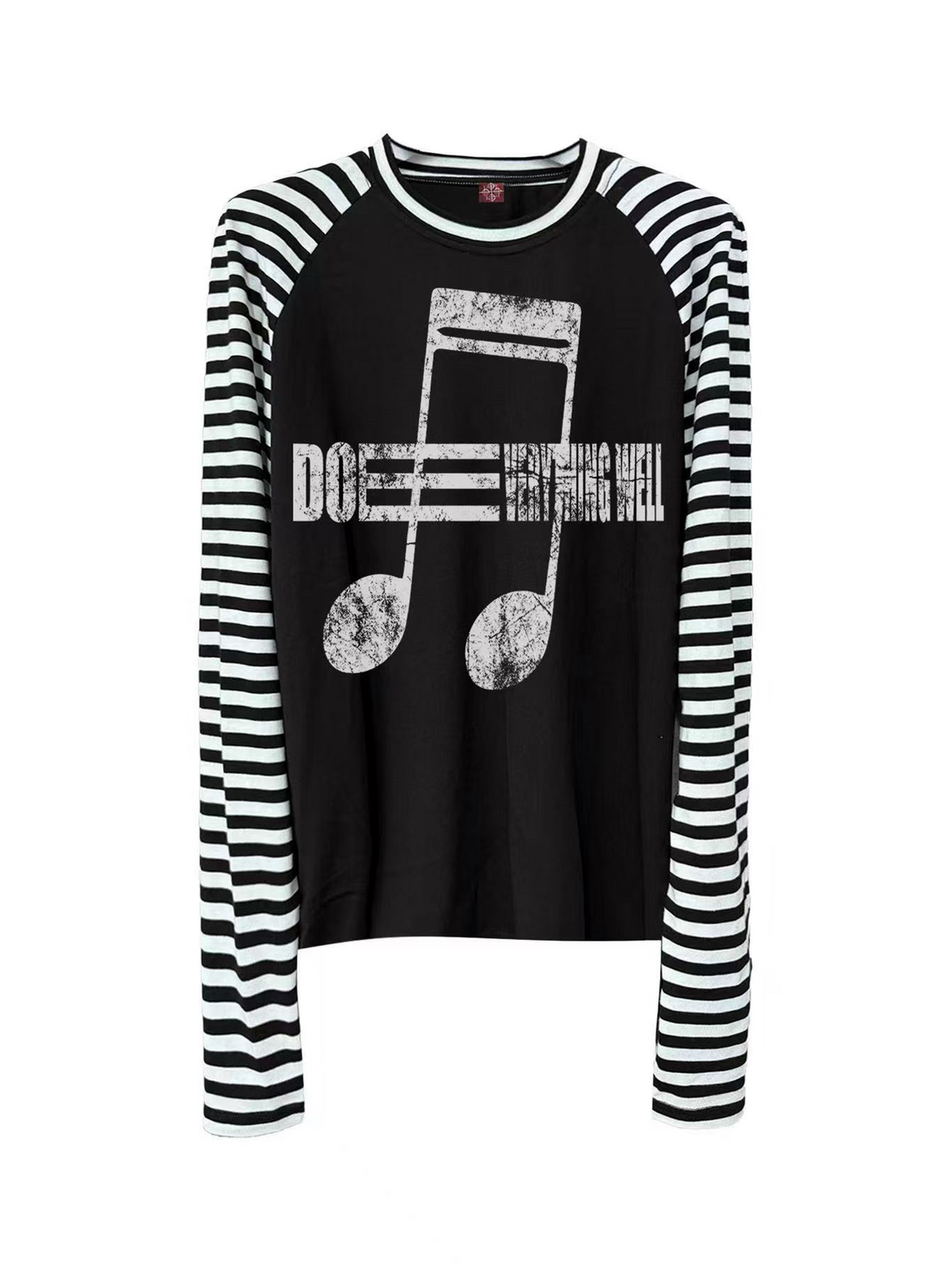 STRIPED LONG SLEEVE TOP