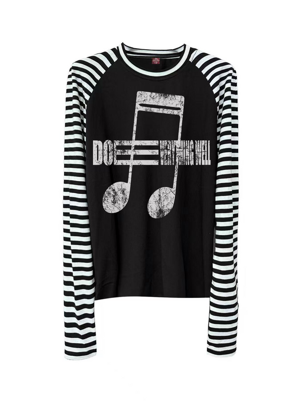 STRIPED LONG SLEEVE T-SHIRT