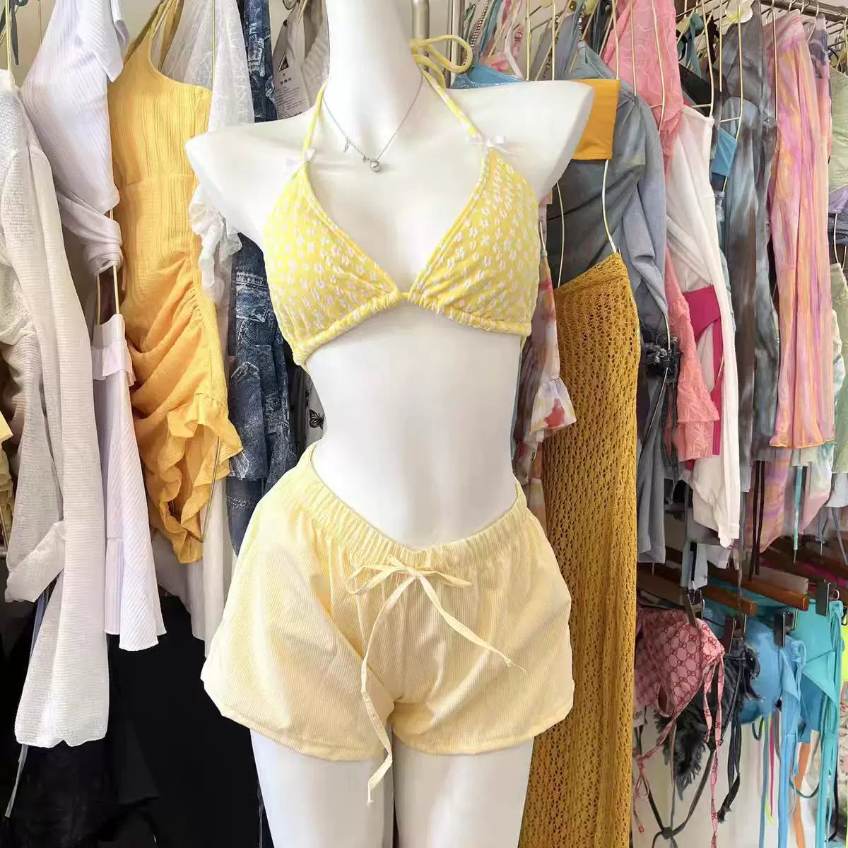 THAI-STYLE BIKINI SHORTS SET