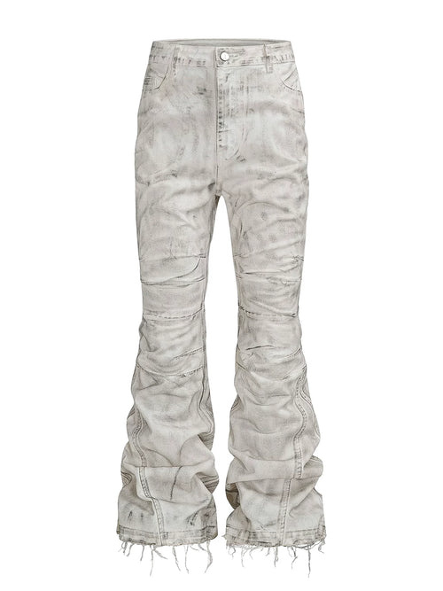 WRECKING WHITE WAX PANTS