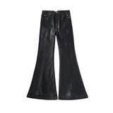 VINTAGE WASHED BRUSH WAX JEANS
