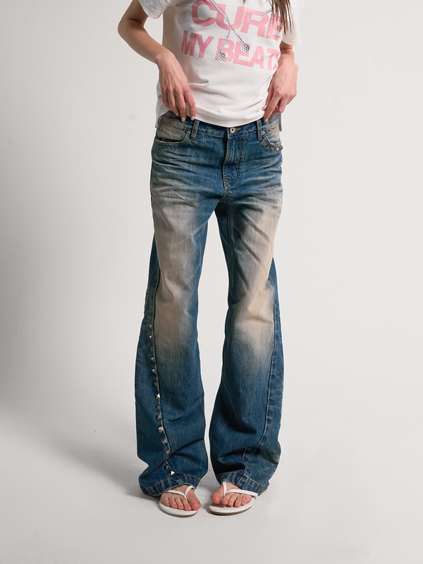 GHOST CLAW WASHED BLUE JEANS