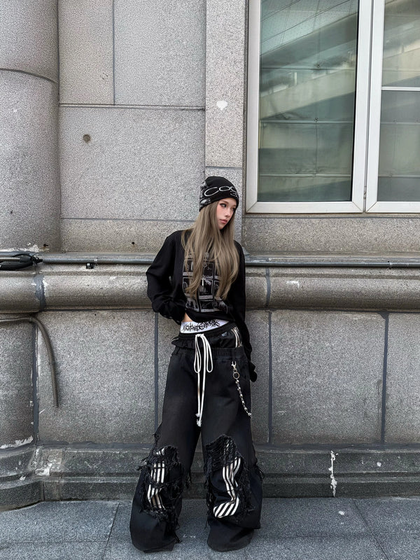 HIGH COUNT PUNK KNIT SWEATER