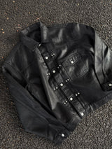 VINYL COATED DENIM JACKET