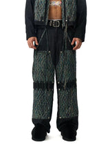 PATCHWORK LUMBERJACK PANTS