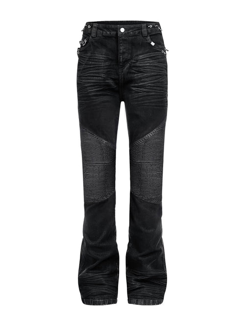 CUBIC RIPPLE WAX PANTS