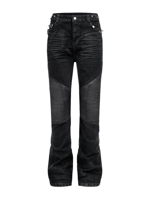 CUBIC RIPPLE WAX PANTS