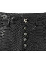 RETRO PYTHON LEATHER PANTS