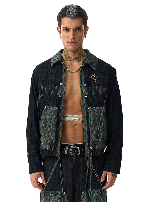PATCHWORK LOGGING JACKET
