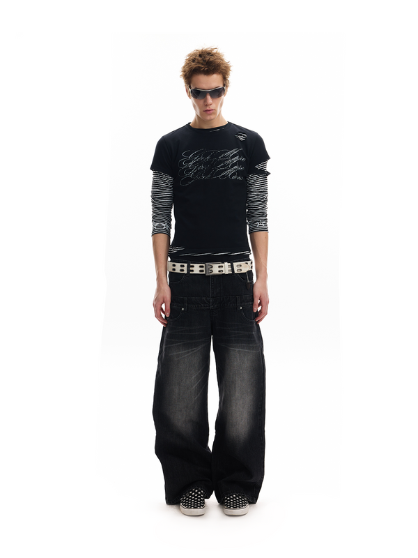 NO E MOSEN SLASHED TEE