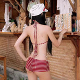 STRIPED BIKINI BOTTOMS FOR SPRING